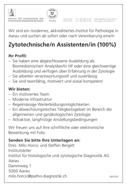 Zytotechnische/n Assistenten/in (100%)