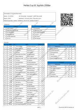 Herbst Cup SC Ayyildiz 2008er