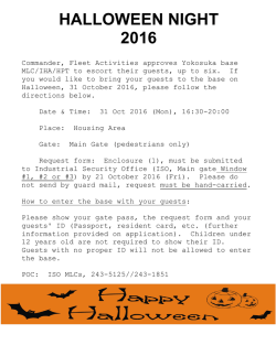 HALLOWEEN NIGHT 2016 - FLEACT Yokosuka