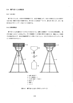 9.4 降下ばいじん測定法