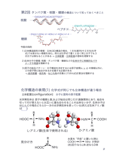 化学構造の表現(1)