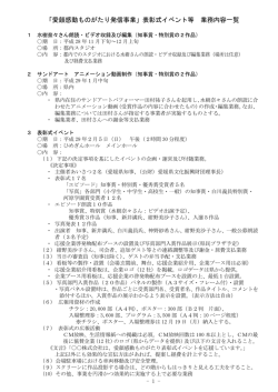 業務内容一覧