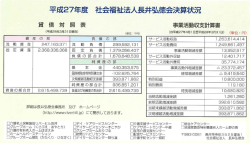 Page 1 平成27年度 社会福祉法人長井弘徳会決算状況 貸 借 対 照 表