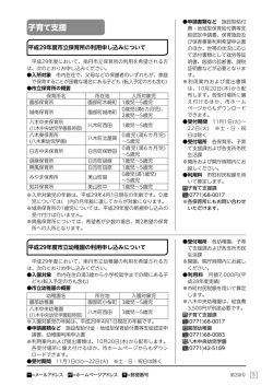 子育て支援