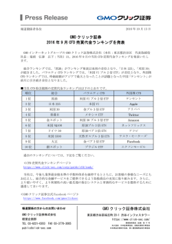 印刷用 - GMOクリック証券