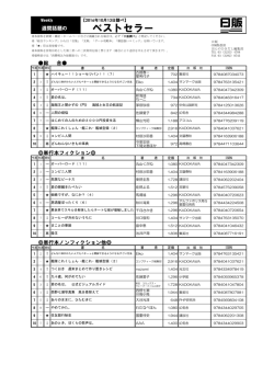 ベストセラー - 日本出版販売株式会社