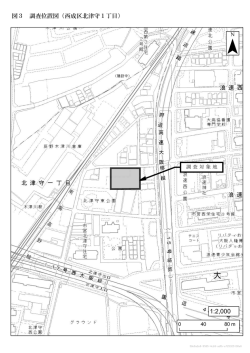西成区北津守1丁目調査地位置図 図3