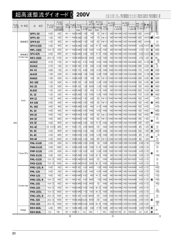 超高速整流ダイオード 200V