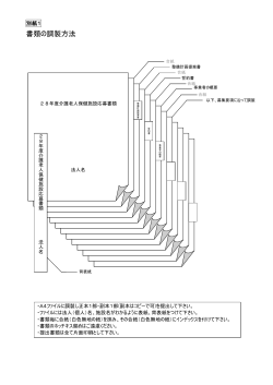 書類の調製方法（PDF形式101キロバイト）