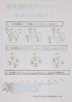 4部入選「地球温暖化防がないと地球の危機が！」(PDF文書)