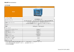 製品仕様「Palo Alto Networks」 PA-7050仕様 PA-7050