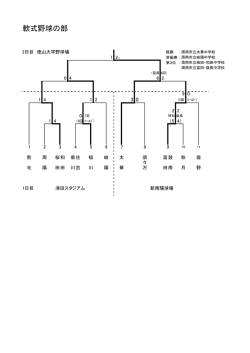 （軟式野球の部）結果