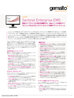 Sentinel Enterprise EMS