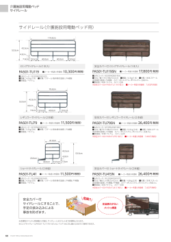 サイドレール（介護施設用電動ベッド用）