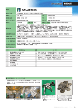 表面処理 仁科工業株式会社