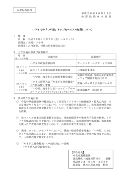 冒頭発言に関する記者配付資料1