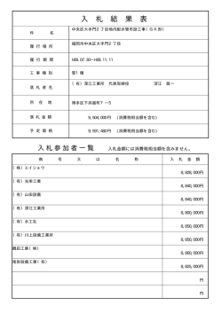 中央区大手門2丁目地内配水管布設工事（GX形） （4kbyte）