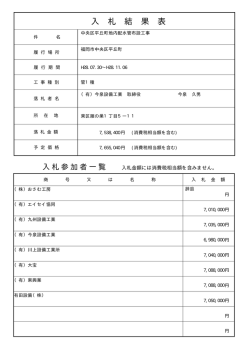 中央区平丘町地内配水管布設工事 （4kbyte）
