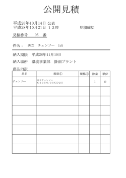 共立 チェンソー 1台 - 岐阜市ホームページへ