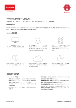 製品概要 - Wind River