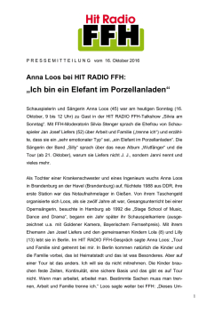 Ich bin ein Elefant im Porzellanladen