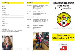 Kursauschreibung/Flyer als pdf