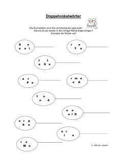 Doppelvokalw&ouml;rter