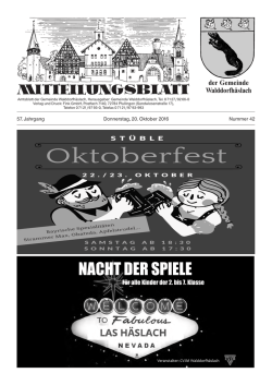 Donnerstag, 20.10.2016 - Gemeinde Walddorfh&auml;slach