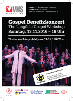 Gospel Benefizkonzert