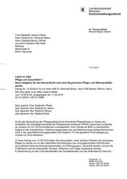 Landeshauptstadt München Kreisverwaltungsreferat