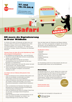 HR Safari - Good School