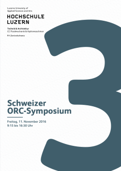 Schweizer ORC-Symposium
