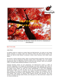 Infobrief Oktober 2016