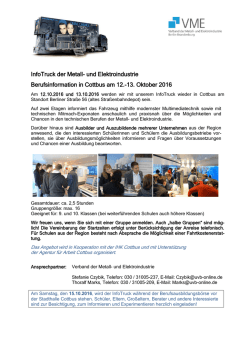 Informationen zum Ablauf und zur Anmeldung