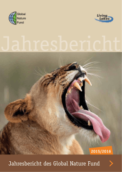 2015/2016 - Global Nature Fund