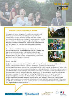 Newsletter - Sommercamp futOUR