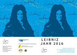 Im Leibniz. &Uuml;ber Leibniz. Mathe und Mehr