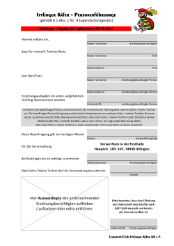 Ittlinger K&auml;fer - Personenf&uuml;hrsorge