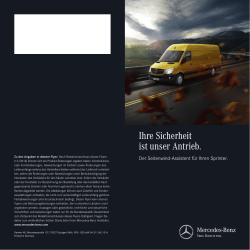 Broschüre  - Mercedes-Benz