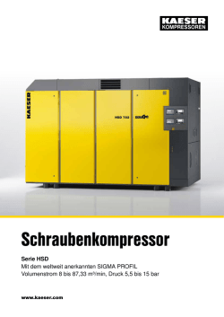 HSD 360&ndash;515 kW - KAESER Kompressoren