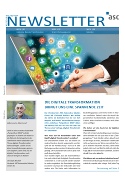 Digitale Transformation - ASC Automotive Solutions Center
