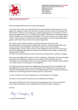 Ehemaligentreffen 2016 - Philosophisch