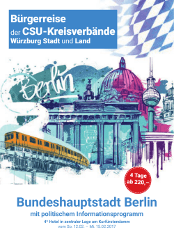 Bürgerreise nach Berlin