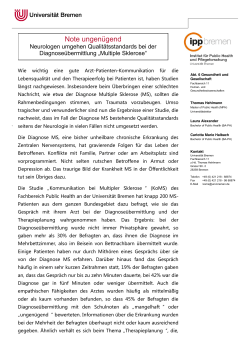 PressemitteilungKoMS17.10. - TAG – Trierer Aktionsgruppe Multiple