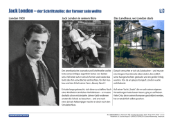 Jack London &ndash; der Schriftsteller, der Farmer sein wollte