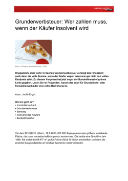 Grunderwerbsteuer wird trotzdem nicht gesenkt