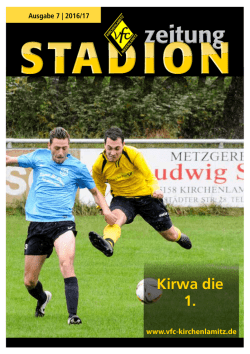 Kirwa die 1. - VFC Kirchenlamitz