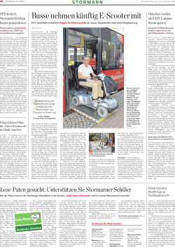 Artikel im Hamburger Abendblatt