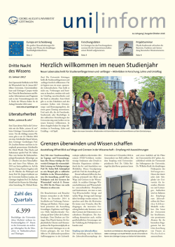 Herzlich willkommen im neuen Studienjahr 6.399 - Georg