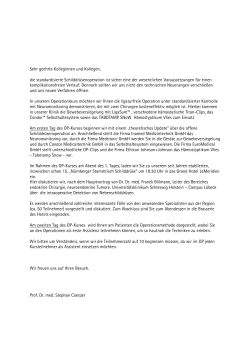 Op Kurs zur moderne Schilddrüsenchirurgie